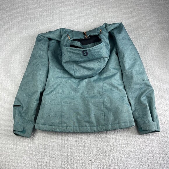 Scott Outerwear Ski Jacket Women's US 2 Blue Zip Up Hooded Snowboard - Picture 11 of 16